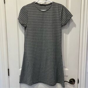 Zara striped tshirt dress